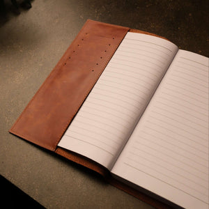 Hong Kong | Elit Hakiki Deri Ajanda Kılıfı - Kırmızı