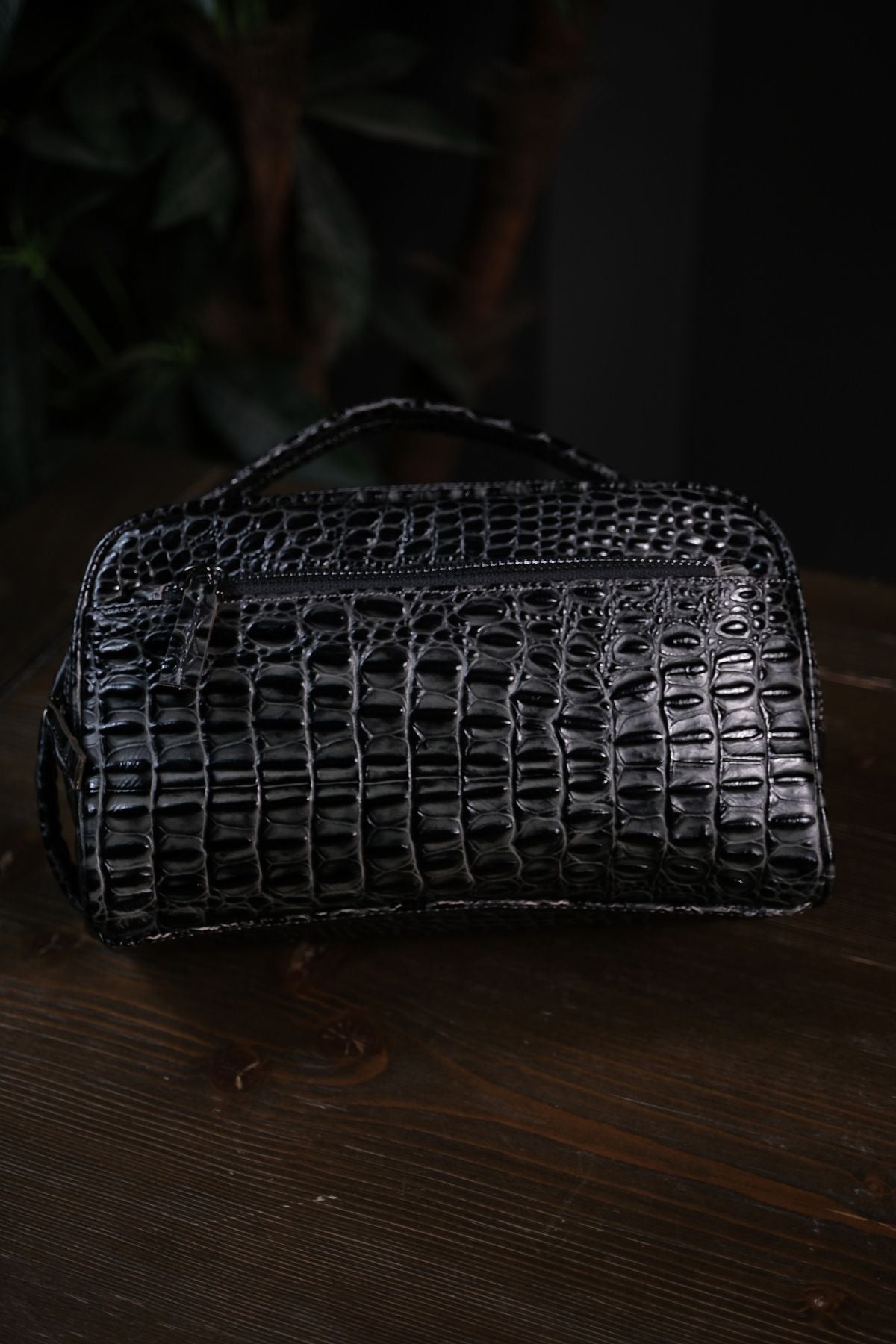 Elegant | Hakiki Deri El Çantası - Siyah