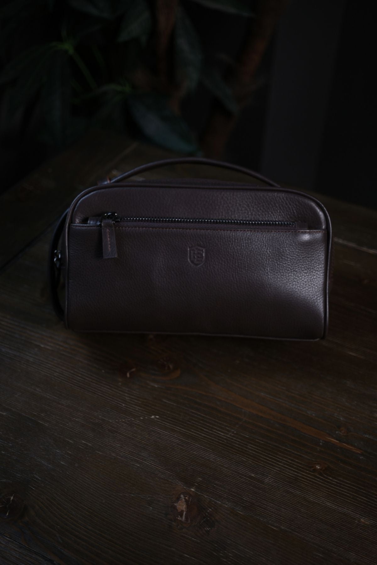 Elegant | Hakiki Deri El Çantası - Vişne Çürüğü Mor