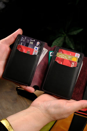Oslo | Hakiki Deri Unisex Cüzdan – 12x9 cm Şık ve Dayanıklı Tasarım - Antrasit